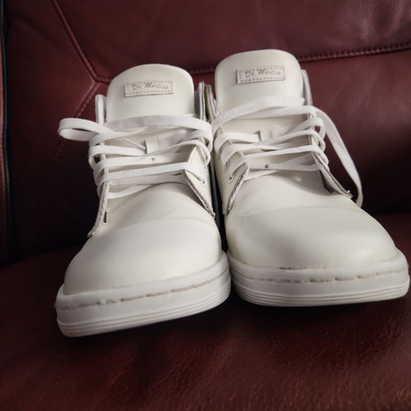 Dr. Martens White Lace Up Boots - Picture 5 of 9